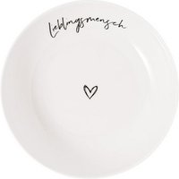 Villeroy & Boch Schale Statement Schale Lieblingsmensch ø 18 7 cm  Porzellan   1 Schale  1 tlg 