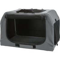 TRIXIE Hunde Transportbox Transportbox Mobile Kennel Easy grau