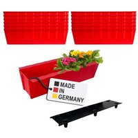 BURI Pflanzkübel Paletten Blumenkasten Einsatz An  & Einhängen Europalette Pflanzkasten  12 St 