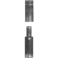SO TECH  Torbeschlag Anschweissband rund Ø 10   25 mm Höhe 50   120 mm  2 St   Stahl schwarz