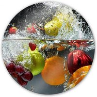Erfrischendes Obst Glasbild
