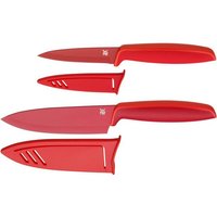 WMF Messer Set Touch  Set  2 tlg.  1x Allzweckmesser 20 cm  1x Kochmesser 24 cm  je mit Klingenschutz   mit passenden Schutzhüllen