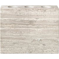 blomus Zahnbürstenhalter  LAMURA  Marmor Zahnputzhalter: Elegant & Hochwertig  Hochwertig  Marmor  Sicherer Stand  Elegantes Design  Einzigartig