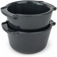 PEUGEOT Backform Ramekin Appolia Duo Schiefer  11 cm   Set 2 tlg 