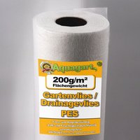 Aquagart Unkrautvlies 47 5m  Geotextilvlies Gartenvlies Unkrautvlies Drainagevlies 200g 1 9m   1 St 