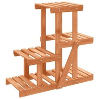 vidaXL Pflanzentreppe Blumenregal Pflanzenregal Pflanzentreppe Pflanzenregal 58x25x51 cm Mas