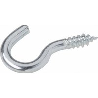 TOOLCRAFT Schraubhaken TOOLCRAFT 828108 Schraubhaken  gebogen 50 mm Stahl verzinkt 50 St.