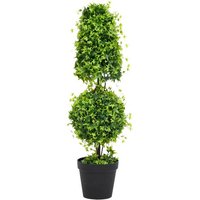 Künstliche Zimmerpflanze Künstlicher Buchsbaum mit Topf Grün 100 cm Pflanze realistisch echt  vidaXL  Höhe 100 cm