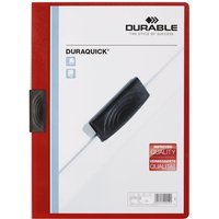 DURABLE Hefter DURABLE Klemmmappe DURAQUICK  rot 2270 03 Klemm Mappe  Universallochung