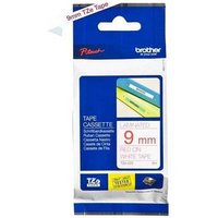 Brother Etikettenrolle TZE222 P Touch rot auf