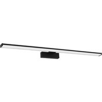 EGLO LED Spiegelleuchte Pandella 1  Leuchtmittel inklusive  Wand /Deckenleuchte   L78 x H4 x AL12 cm   schwarz   14W inkl.