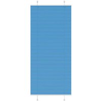 vidaXL Plissee  Plissee Blau 95x200 cm Stoffbreite 94 4 cm Polyester