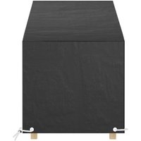 vidaXL Gartenmöbel Schutzhülle  Abdeckungen für Sonnenliegen 2 Stk. 12 Ösen 205x75x40/70 cm