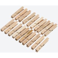Wäscheklammern aus Holz  20er Pack
