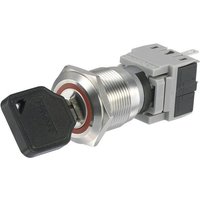 TRU COMPONENTS Schalter TRU COMPONENTS 704409 LAS1 BGQ 11Y/23 Schlüsselschalter 250 V/AC 5 A 1  LAS1 BGQ 11Y/23 