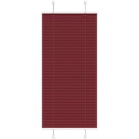 vidaXL Plissee  Plissee Bordeauxrot 55x150 cm Stoffbreite 54 4 cm Polyester