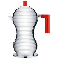 Alessi Kaffeekanne Alessi MDL02/3 R Pulcina Espressomaschine   Gußaluminium. Griff und