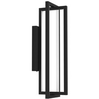 EGLO LED Wandleuchte Siberia  Leuchtmittel inklusive  Wand /Deckenleuchte   L16 x H30 x AL19 cm   schwarz   15 5W inkl.