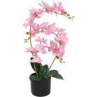 Künstliche Zimmerpflanze Künstliche Orchidee mit Topf 65 cm Rosa Pflanze realistisch echt  vidaXL  Höhe 0 cm