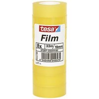 tesa Klebeband Klebefilm 57207 00001 19mmx33m 8 St