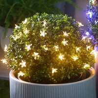 Solar Lichterkette  Blumen   ca. 8 35 m