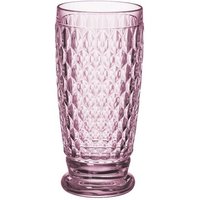 Villeroy & Boch Cocktailglas Boston Coloured Longdrinkglas rose 162 mm  Bleikristall 24 %
