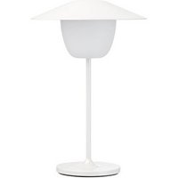 blomus LED Tischleuchte  ANI LAMP  Mobile LED Tischleuchte: Designlampe   Innen und Außen  LED fest integriert  Warmweiß  Tageslichtweiß  Kaltweiß  Outdoor  IP54  2700 4000K  Wandelbar  Touch  Dimmbar  35h Brenndauer