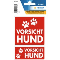 HERMA Hinweisetiketten, Vorsicht Hund