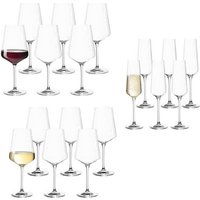 LEONARDO Gläser Set Puccini Wein  und Sektgläser 18er Set  Glas