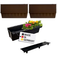 BURI Pflanzkübel Paletten Blumenkasten Einsatz An  & Einhängen Europalette Pflanzkasten  12 St 