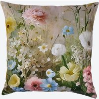 Kissenhülle mit 3D Druck in verschiedenen Designs  ca. 40x40 cm