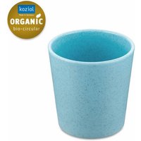 KOZIOL Becher Connect Cup S Organic Frosty Blue  190 ml  Biozirkulärer Kunststoff
