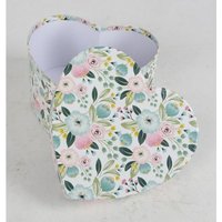 BURI Faltbox 8x 4tlg. Set Dekobox HERZFORM Dosen Schachteln Geschenke Präsente wohn