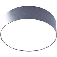 Lindby Deckenleuchten Umma  dimmbar  Leuchtmittel nicht inklusive  Modern  Stoff  Metall  grau  nickel satiniert  3 flammig  E27  Textil