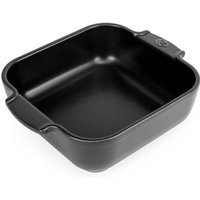 PEUGEOT Auflaufform APPOLIA Keramik 21cm Quadratisch Satin Schwarz  Keramik  Keramik