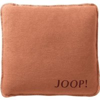 JOOP! Dekokissen JOOP! Uni Doubleface Kissenhülle Kupfer. Granat 50 x 50cm