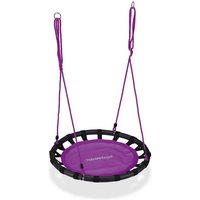 relaxdays Nestschaukel 80cm  Lila