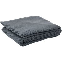 vidaXL Zeltteppiche Zeltteppich Anthrazit 4x2 m Anthrazit Polyester 4 x 3 5 m Tragbar