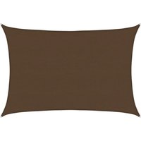 vidaXL Sonnensegel  Sonnensegel 160 g/m  Braun 5x6 m HDPE