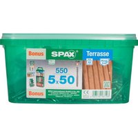 SPAX Schraube Terrassenschraube Bonus Set   550 St 