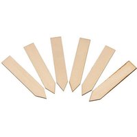 BURI Gartenstecker 20x Pflanzenschild 10er Holz Stecker Etiketten Beschriften Blumenkübel
