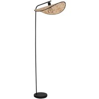 EGLO LED Stehlampe Marywell  Leuchtmittel exklusive  Stehleuchte   L55 5 x B34 5 x H159 5 cm   schwarz   1X40W exkl.