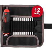 Wiha Schraubendreher SYSTEM 6  03591    12 tlg.  für tiefliegende Schrauben  Innensechskant  Kreuz  TORX  Schlitz