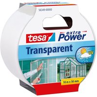 tesa Klebeband Tesa extra Power Klebeband 10m 50mm  transparent PE.  Reparaturen und Bastelprojekte 