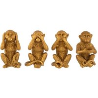Einzigartige Goldene Affen Dekoobjekte