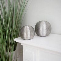 BURI Dekofigur Dekokugel Keramik 12 5x12cm Kugel Dekoration Haushalt wohnen Garten Te