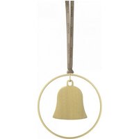 blomus Christbaumschmuck  KITAI  Edler Weihnachtsschmuck im 4er Set: Skandinavische Eleganz  4 tlg   Designer  Weihnachten  4er Set  Hochwertig  Formen  Messing  Satinband