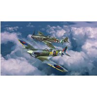 Combat Set Messerschmitt Bf 109 G 10 & Spitfire Mk.V