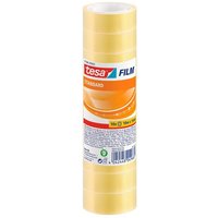 tesa Klebeband tesafilm  Standard 57386 Klebefilm transparent 15mm x 10m   10 Rollen