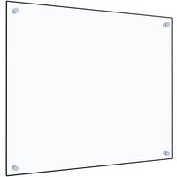 vidaXL Küchenrückwand Küchenrückwand Transparent 7060 cm Hartglas Nieschenverkleidung Spritz